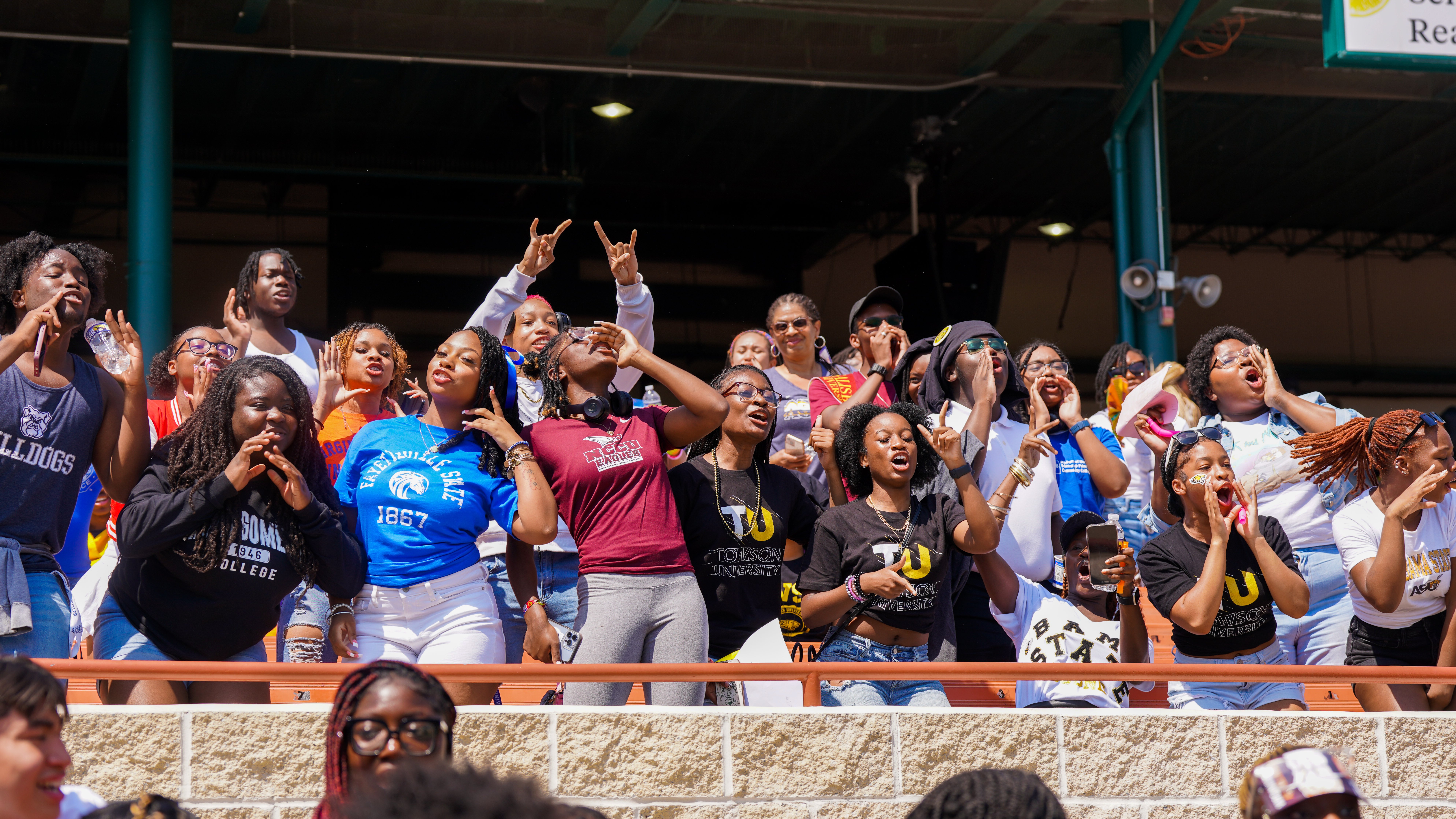 Students Cheering In Stands With College Merch.jpg