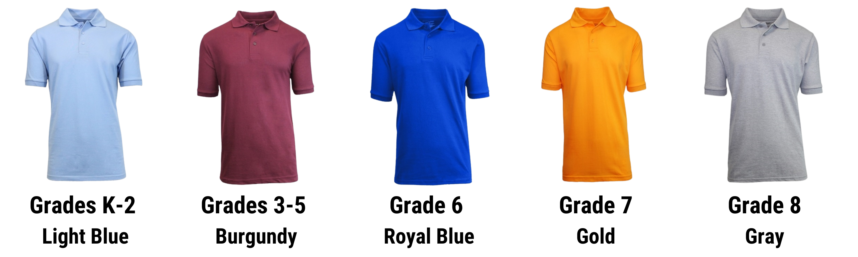 Uniform Shirt Colors 2024-2025