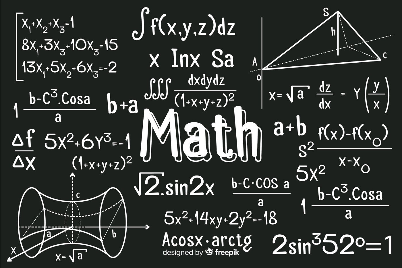 math symbols and equations