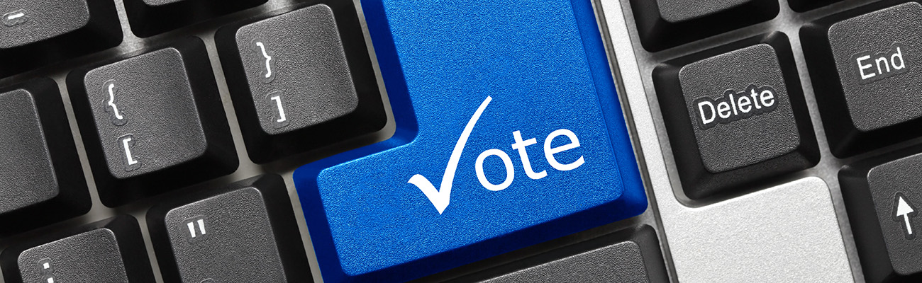 Voting key on keyboard