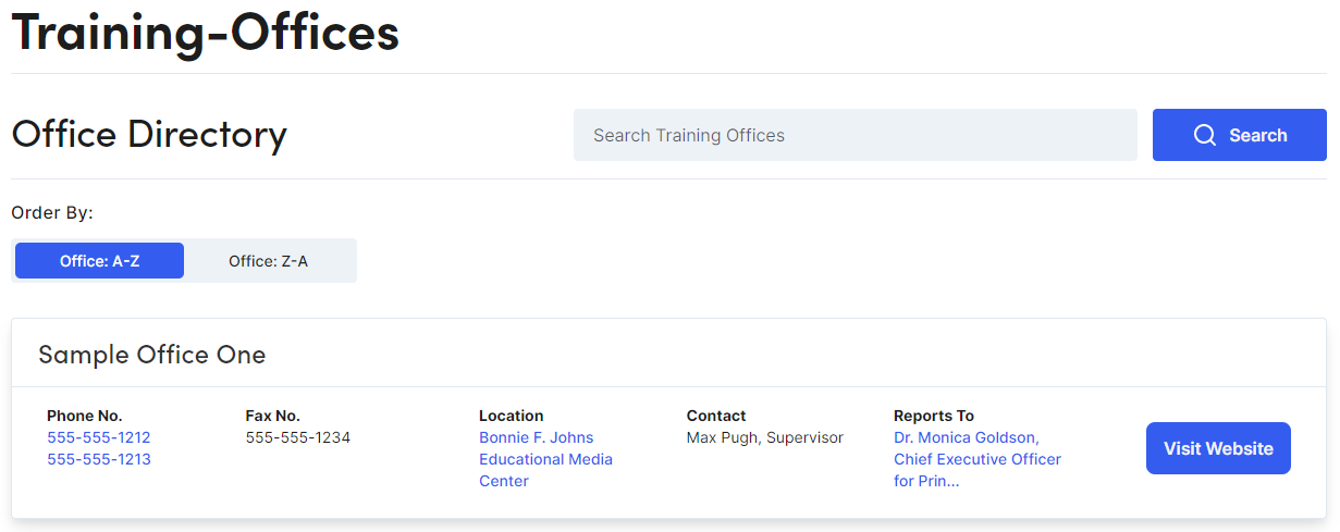 Page-Training Office Directory.png